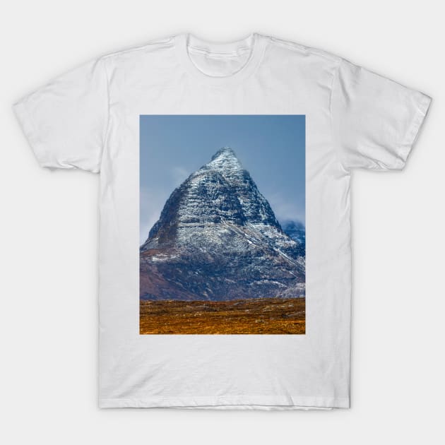 Suilven from the Southeast T-Shirt by derek beattie